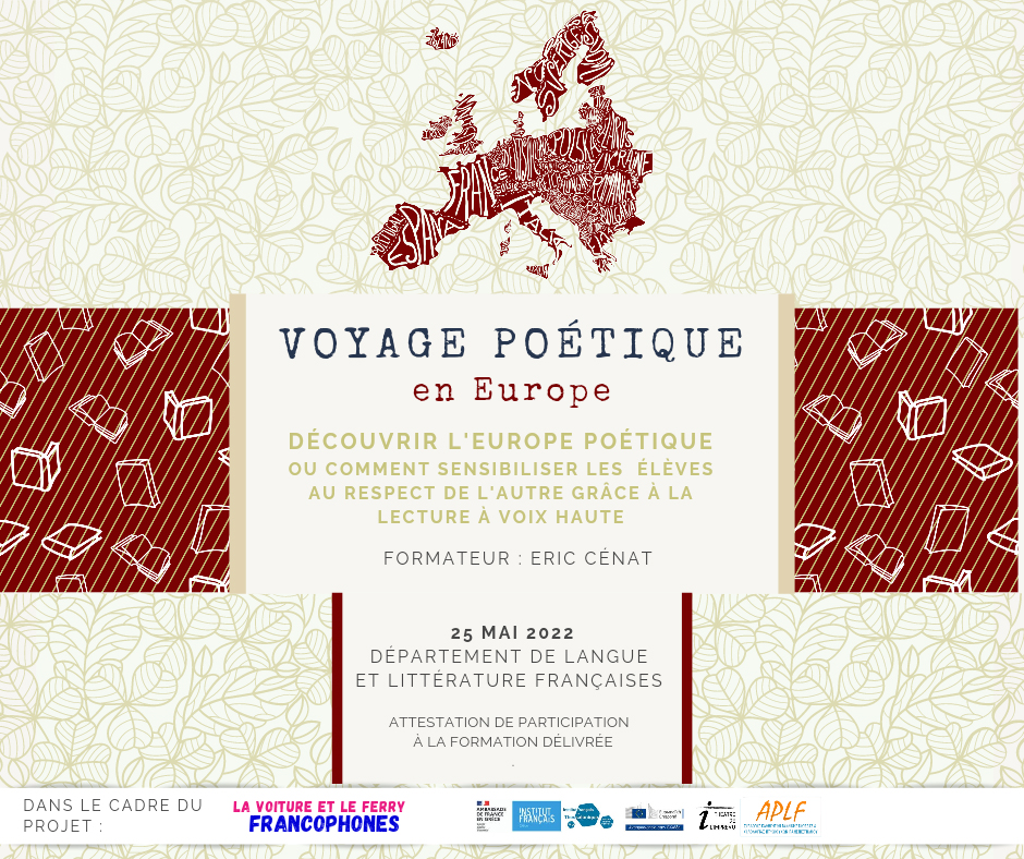 Ποιητικό ταξίδι στις ευρωπαϊκές πρωτεύουσες με τον Éric Cénat 